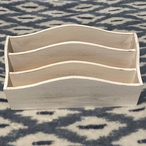 Rustic Wooden Mail/ Tabletop Organizer